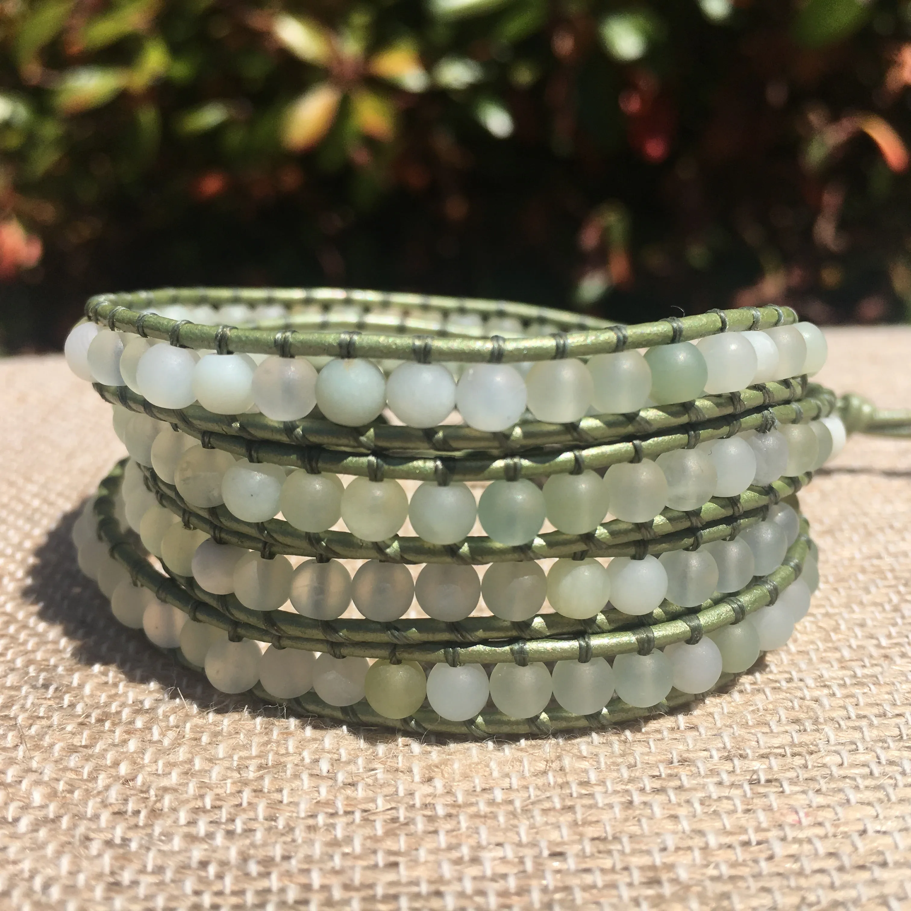 4-Wrap Bracelet - Matte Serpentine