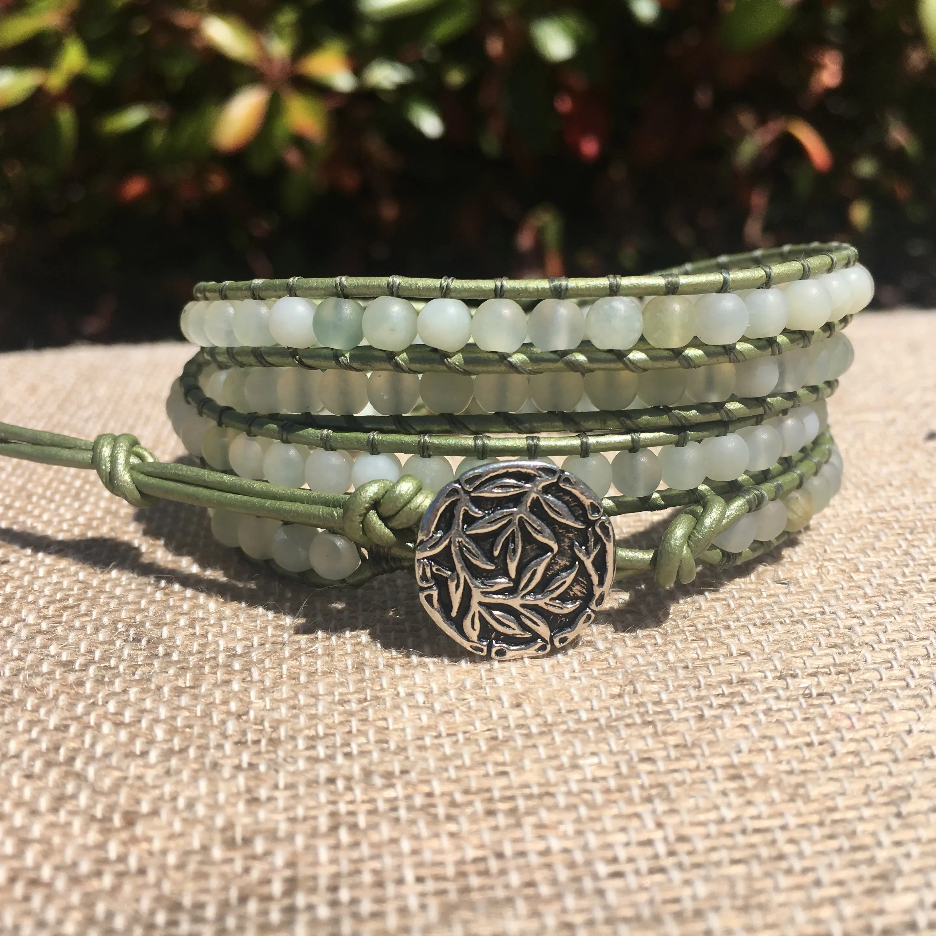 4-Wrap Bracelet - Matte Serpentine