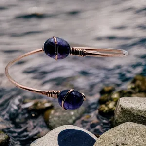 Amethyst, Copper Bracelet