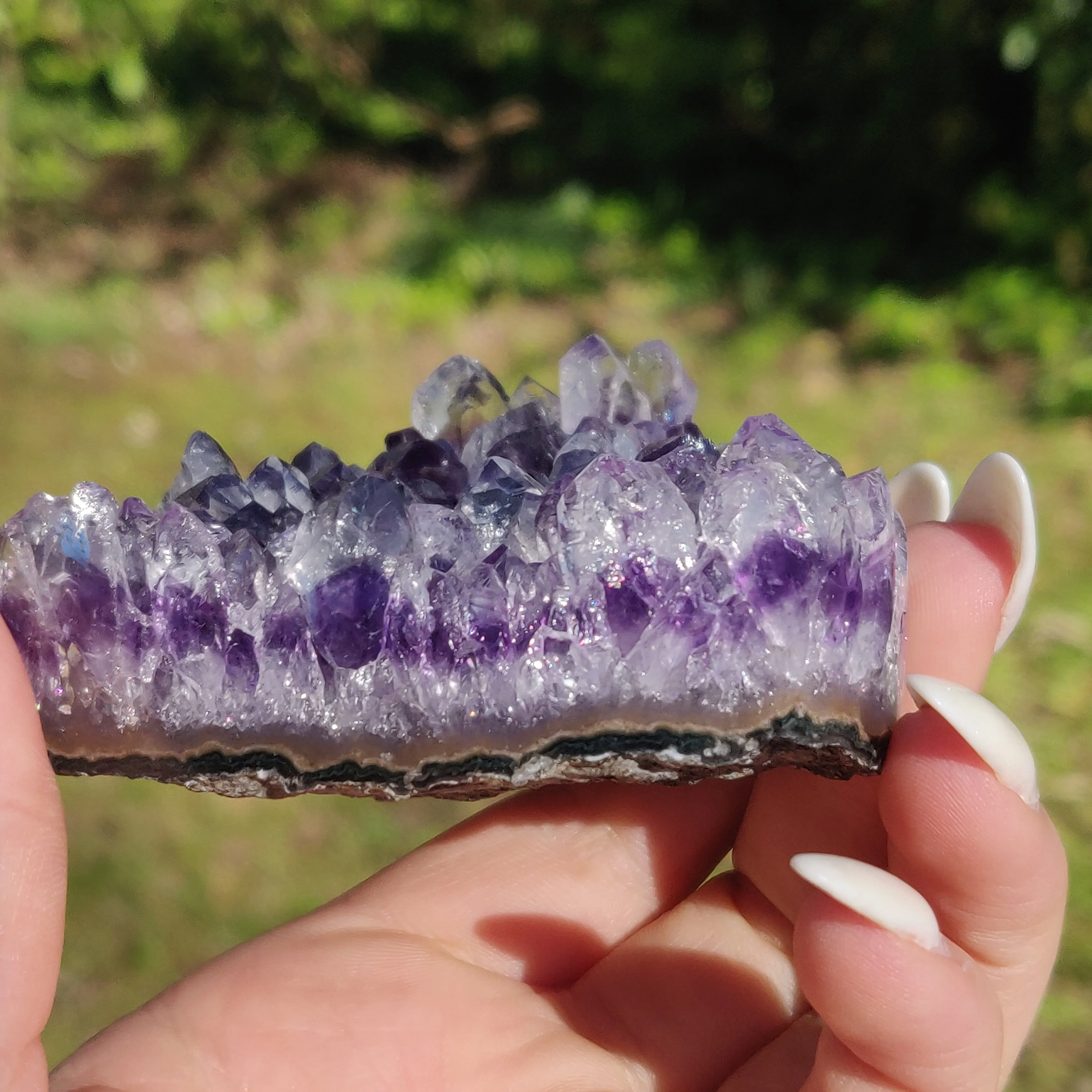 Amethyst Geode & Agate Heart (#24)
