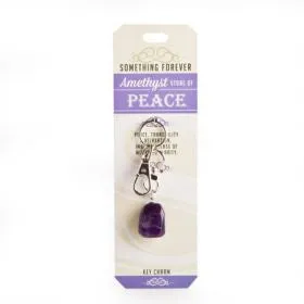 Amethyst Key Charm