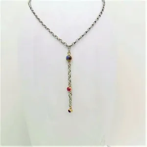 Blossom Y Gemstone Necklace