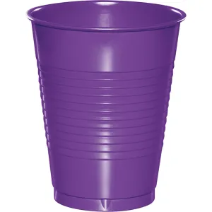 Bulk Amethyst Purple 16 oz Plastic Cups (240 per Case)