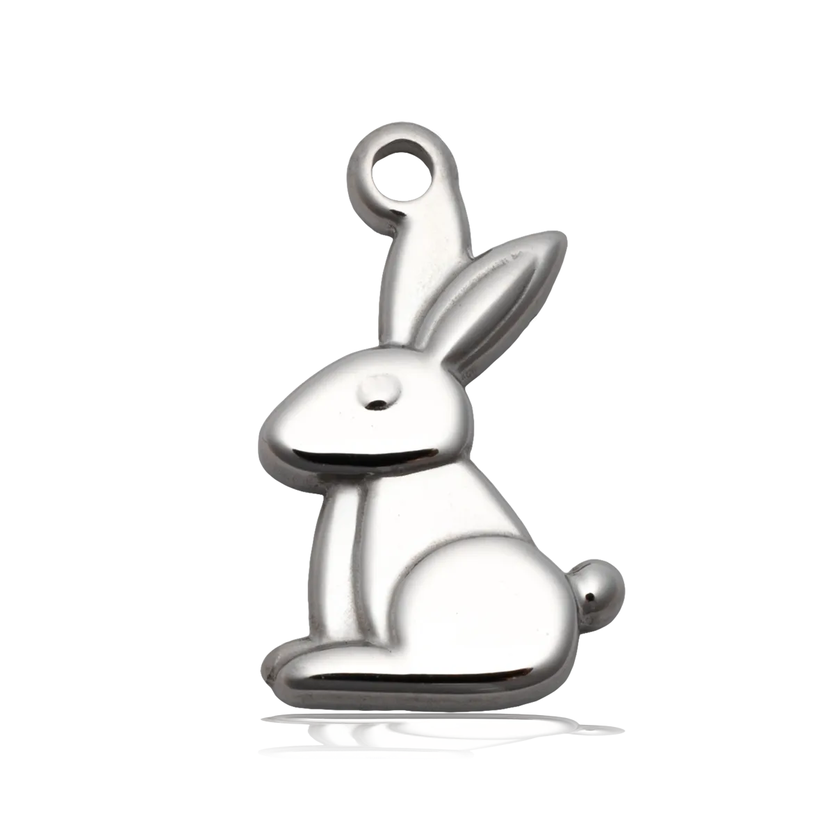 Bunny Charm with Lemonade Jade Charity Bracelet