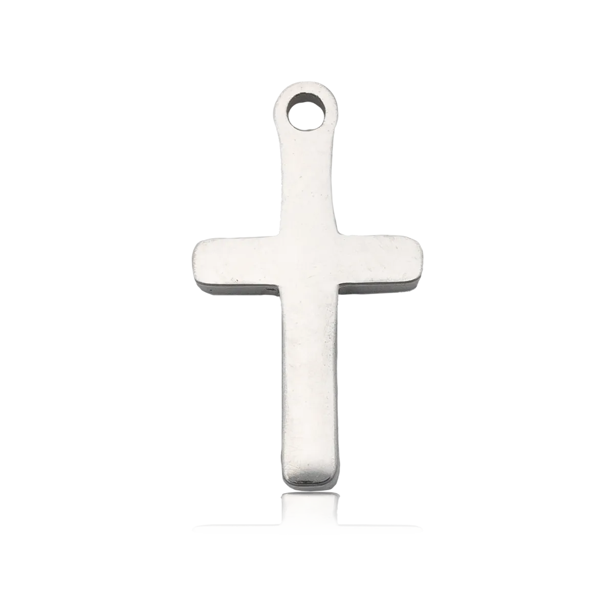Cross Charm with Azure Blue Jade Charity Bracelet