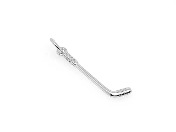 Elegant Hockey Stick Charm