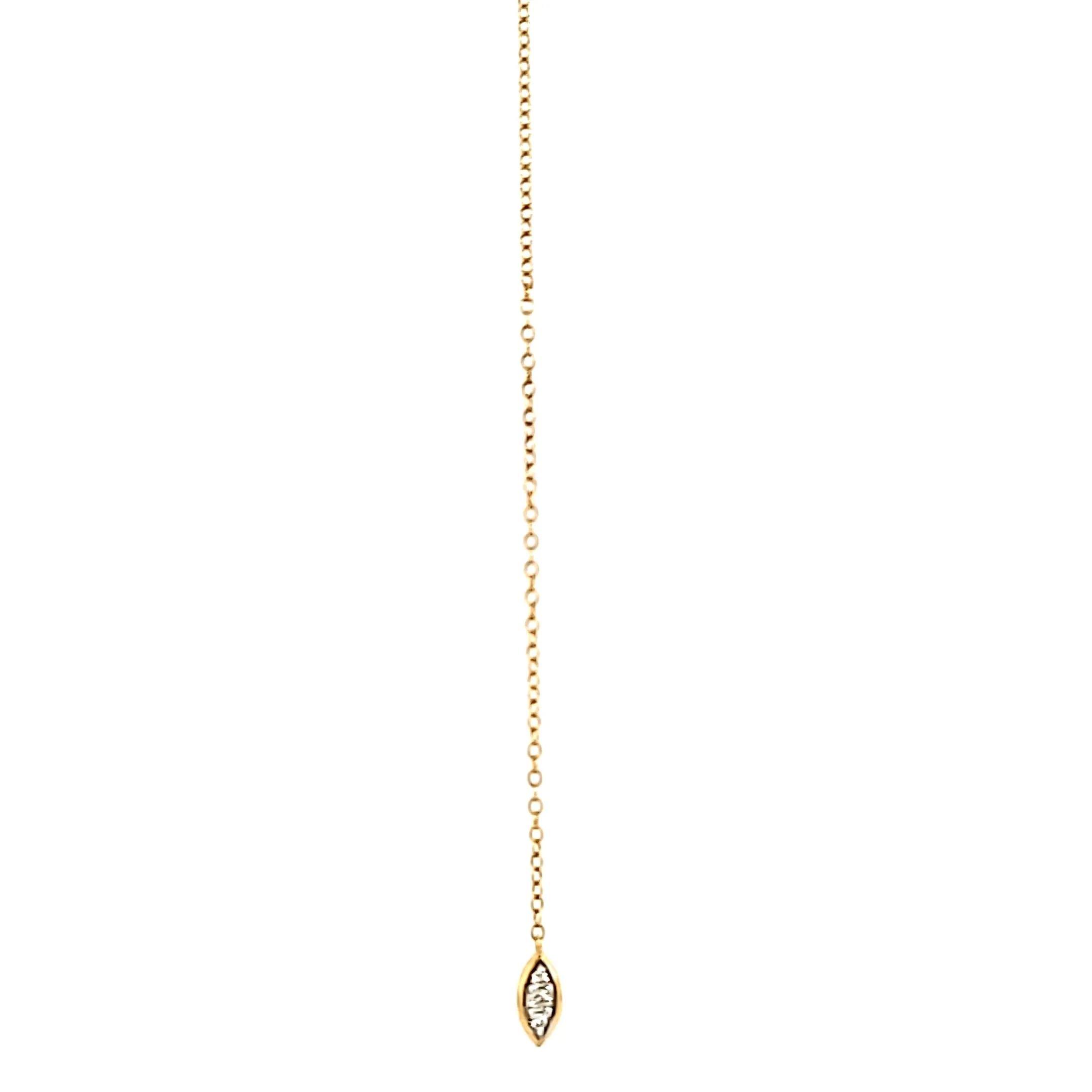 Ella Stein Gold Diamond Y Necklace (SI2062)