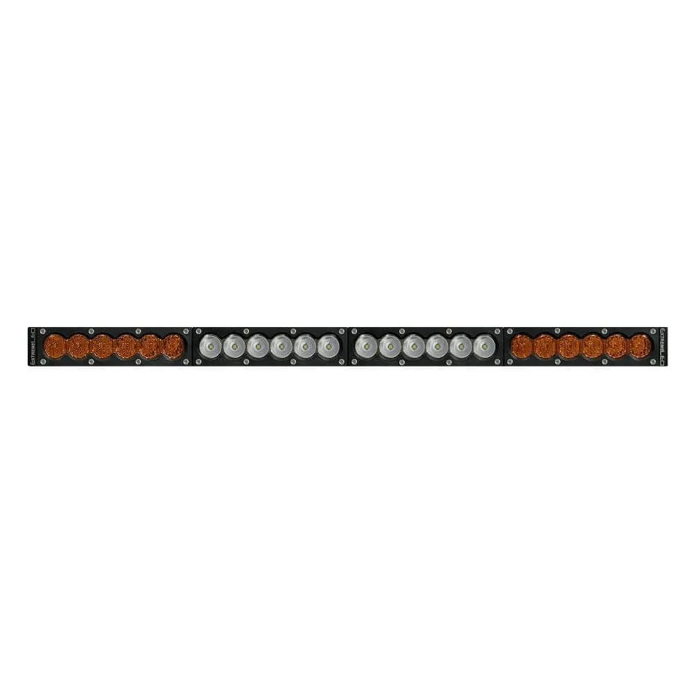 Extreme LED - 25" X6S Slim Amber/White 120W LED Light Bar & Harness
