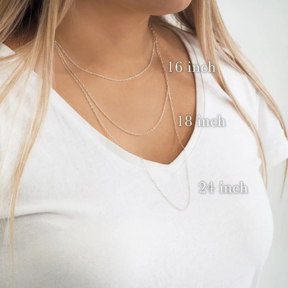 Gold Initial and February Amethyst Birthstone Necklace