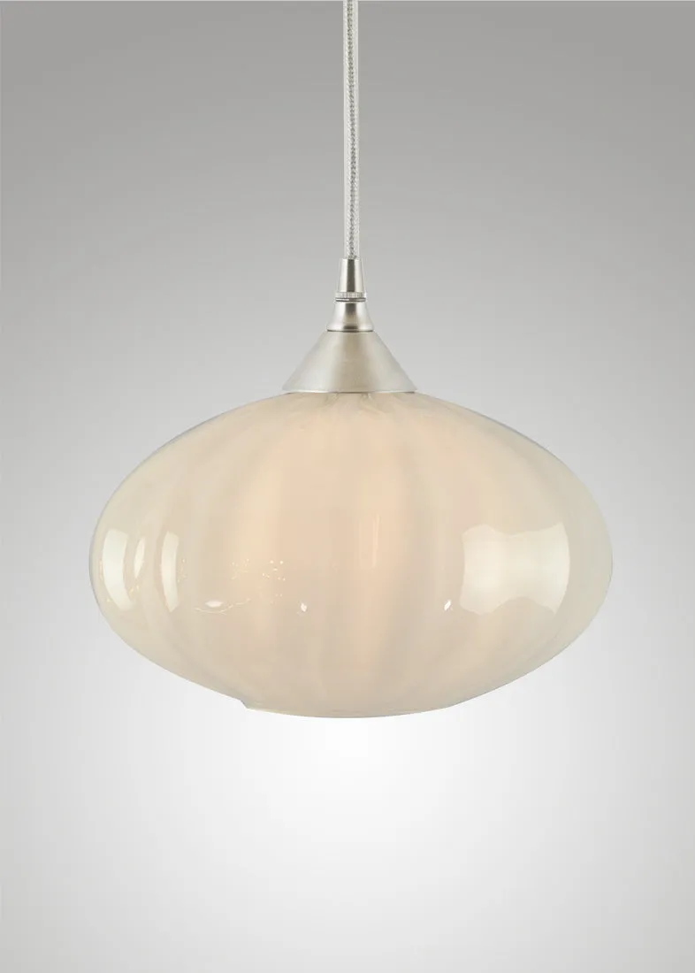 Mirage Glass Oval Pendant