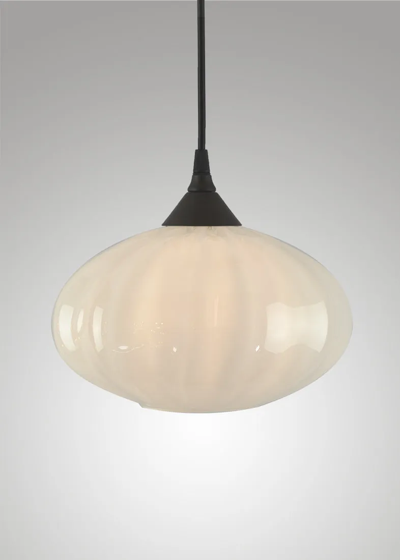 Mirage Glass Oval Pendant