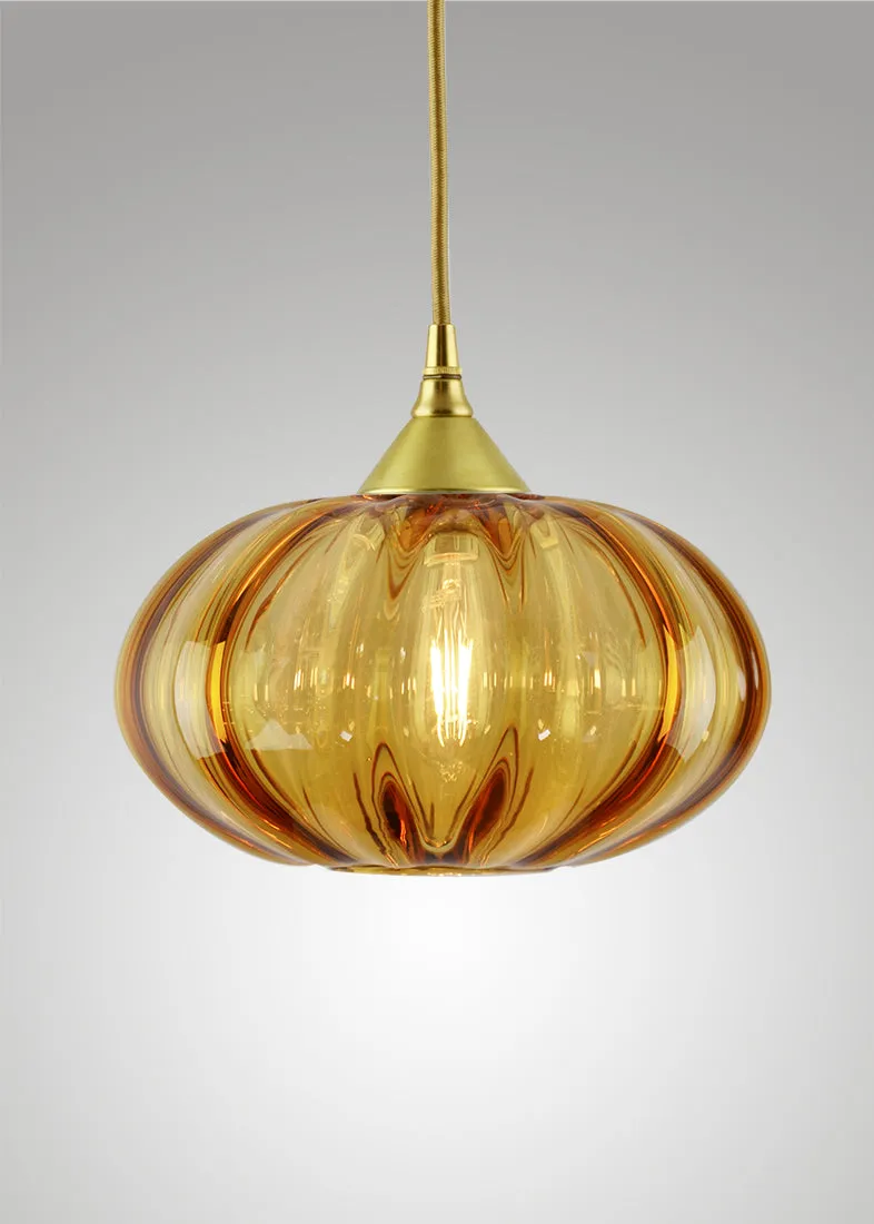 Mirage Glass Oval Pendant