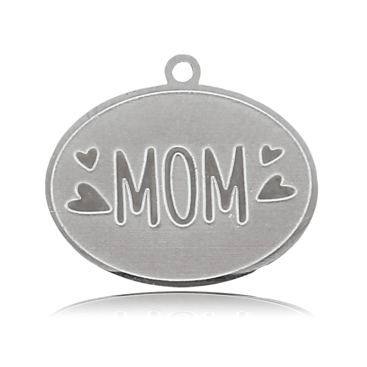 Mom Hearts Charm with Lemonade Jade Charity Bracelet