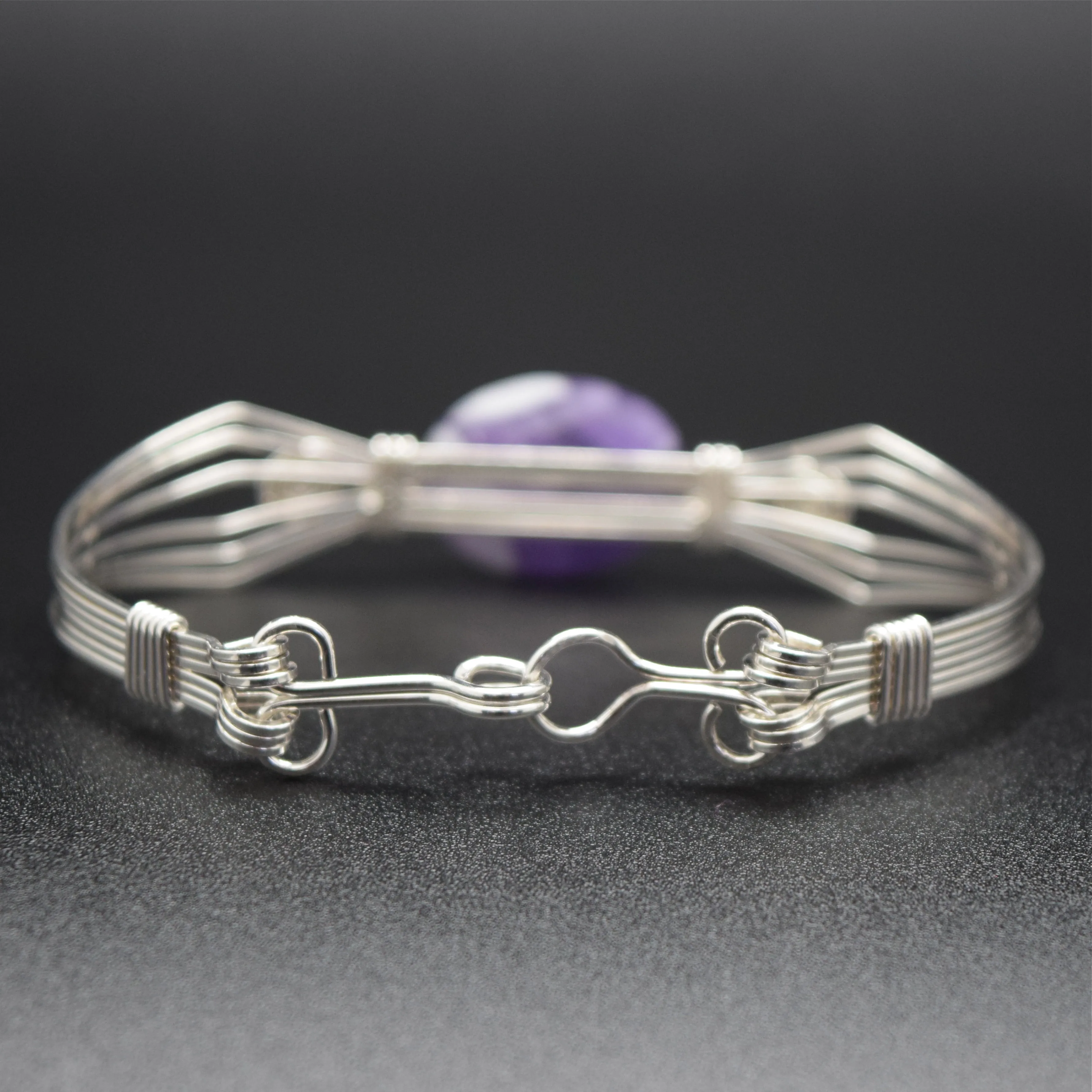 Nazca Chevron Amethyst Bracelet