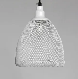 Nunzia Glossy Design Caged Mesh Pendant Light