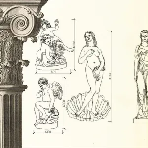 Ornamental Parts of Architecture -☆Architectural Decorative CAD Blocks☆ V.1