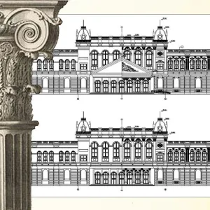 Ornamental Parts of Architecture -☆Architectural Decorative CAD Blocks☆ V.21