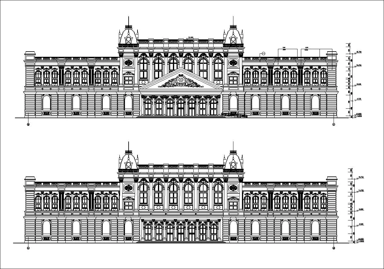 Ornamental Parts of Architecture -☆Architectural Decorative CAD Blocks☆ V.21