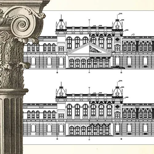 Ornamental Parts of Architecture -☆Architectural Decorative CAD Blocks☆ V.21