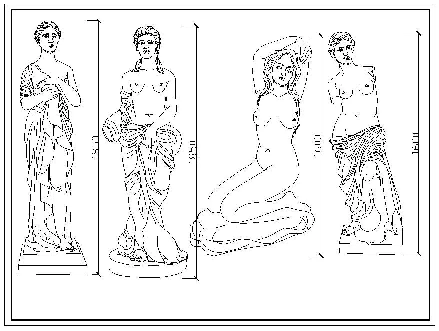 Ornamental Parts of Architecture -☆Architectural Decorative CAD Blocks☆ V.3