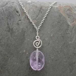 Pacha Drop Necklace Lavender Amethyst