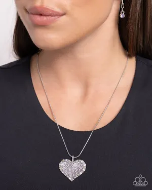 Paparazzi Necklace ~ Affectionate Advance - Purple