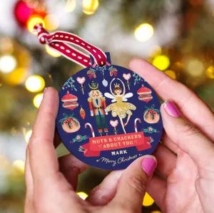 Personalised Nutcracker Couple Bauble