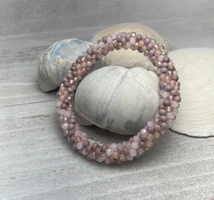 Pink jade bracelet