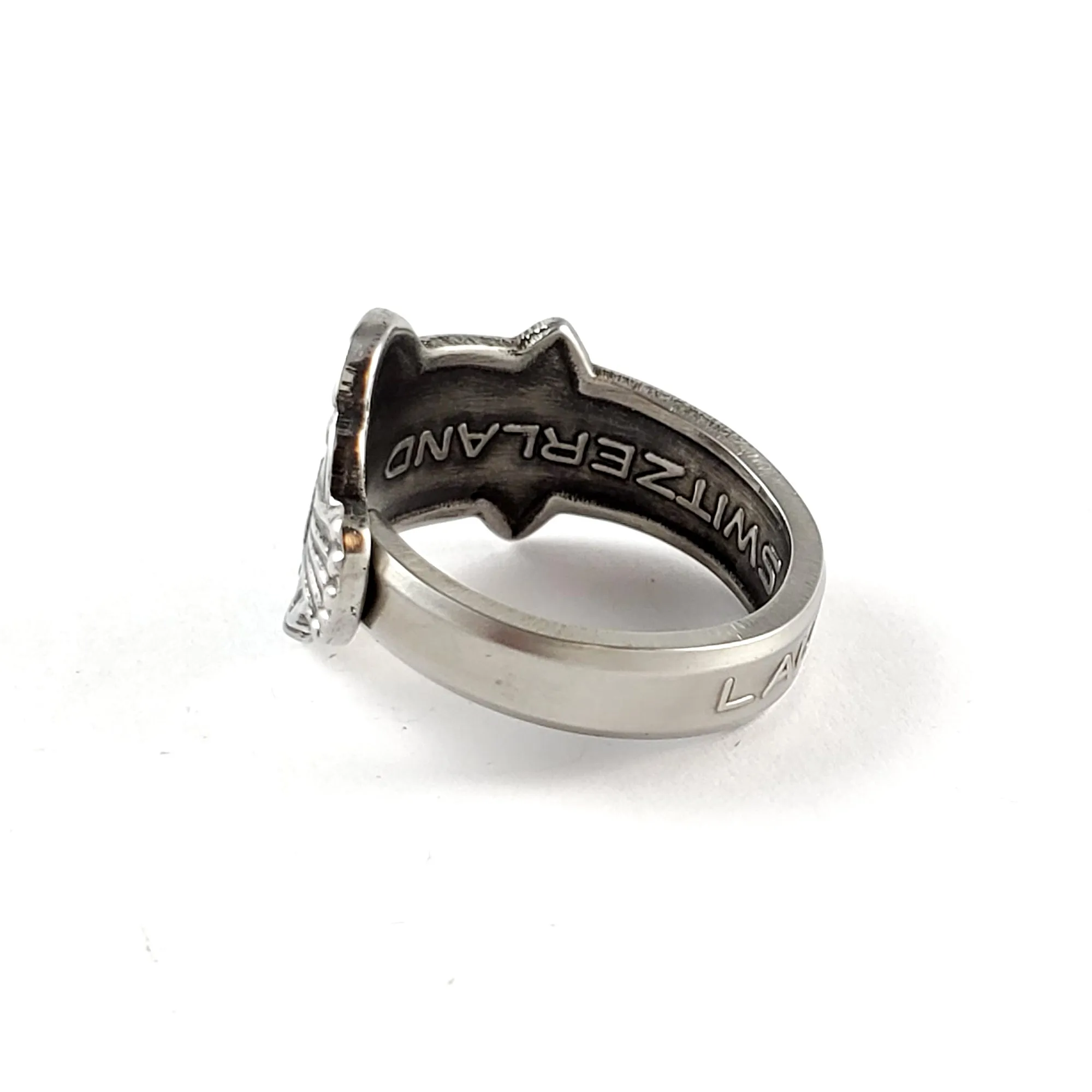 Rolex Tree Lausanne Stainless Steel Spoon Ring