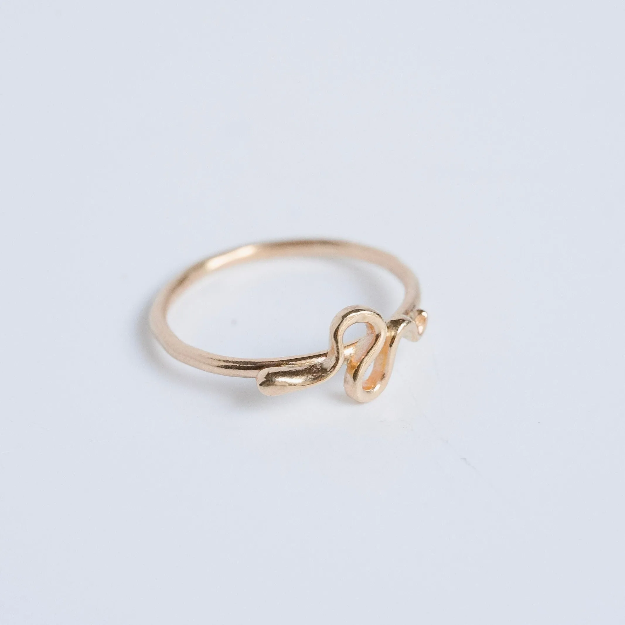 Snake Stacking Ring in 14 Karat Yellow Gold