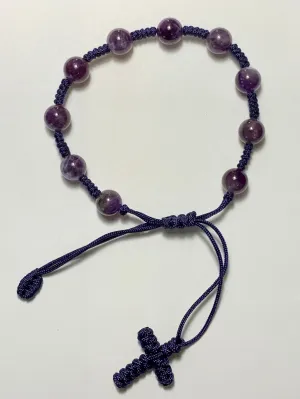 SPIRIT STONES Hand-Knotted Bracelet - Amethyst