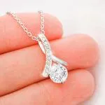 To My Granddaughter-Alluring Necklace Form Grandma