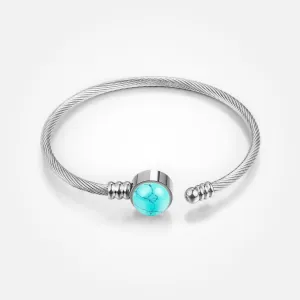 Turquoise Stone Solasta Cuff (Faux)